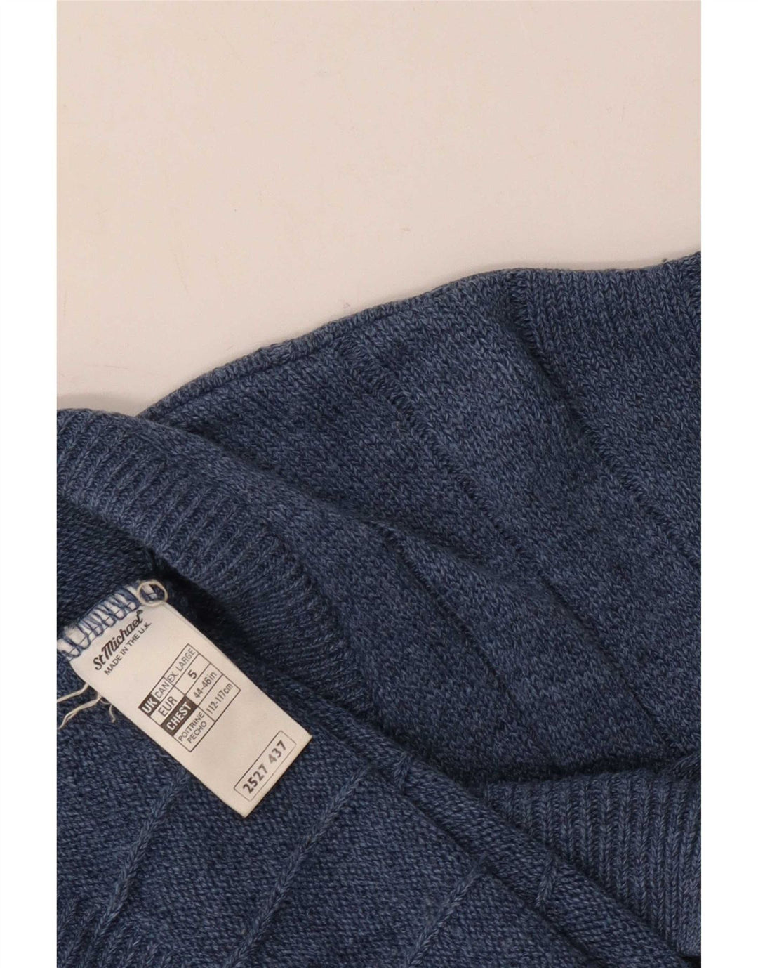 Marks & Spencer Męski sweter St. Michael Cardigan XL Granatowy Akryl