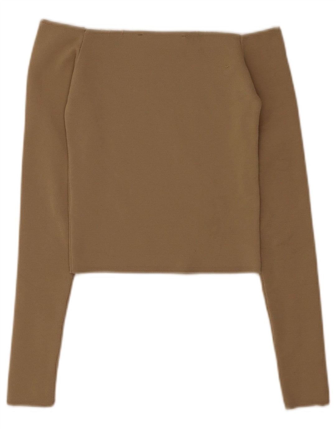 Damski top Zara z odkrytymi ramionami, UK 4 XS, beżowy poliester