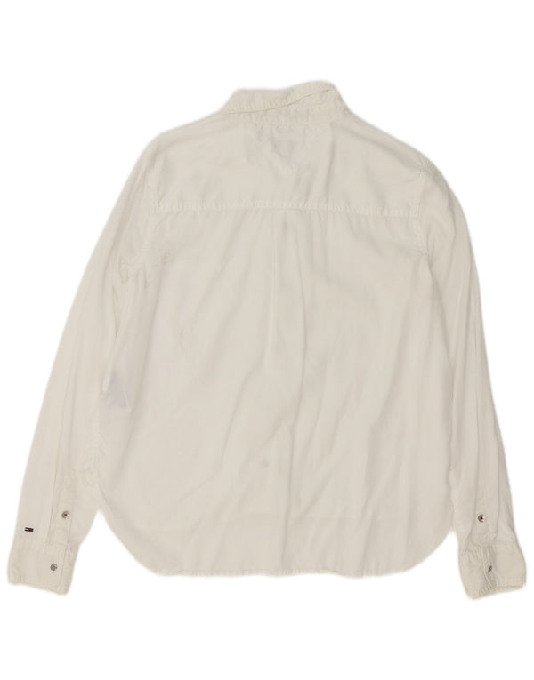 Koszula damska Tommy Hilfiger UK 14 Medium White Lyocell