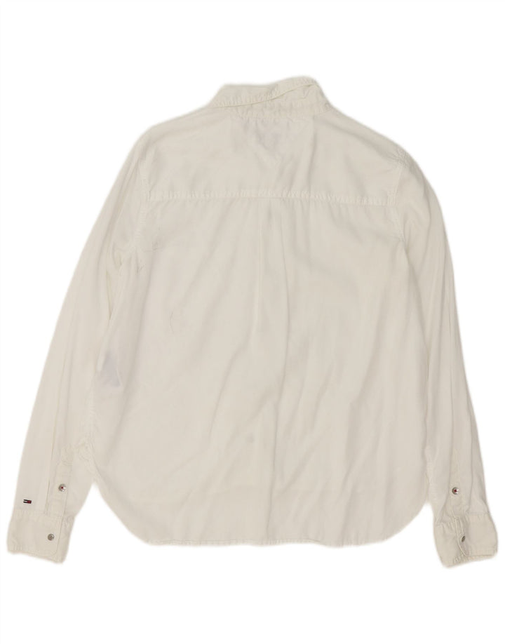 Koszula damska Tommy Hilfiger UK 14 Medium White Lyocell