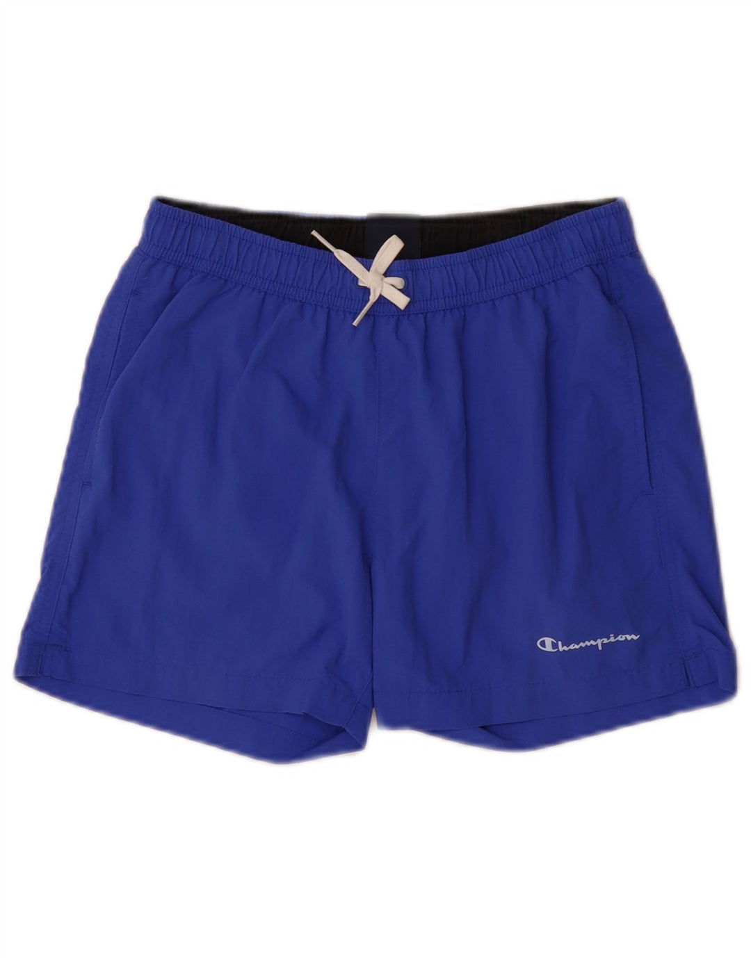 CHAMPION Boys Swimming Shorts 11-12 Years Large Blue Polyamide