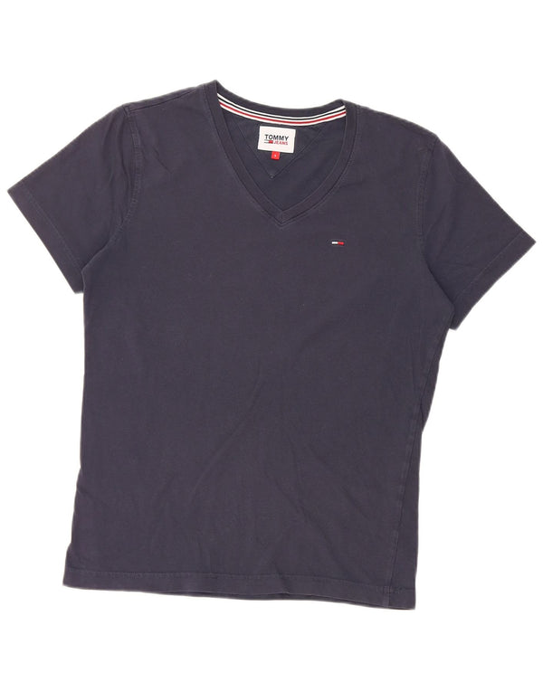 T-shirt damski Tommy Hilfiger Top UK 10, mały, granatowy