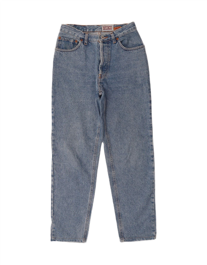 RAYBEST Womens Basic Tapered Jeans IT 44 Medium W28 L28 Blue Cotton