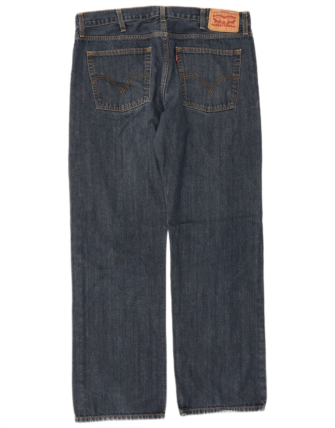 Męskie jeansy Levi's 514 Straight W38 L32 Niebieskie bawełniane