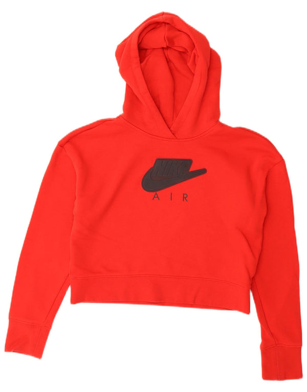 Dziewczęca bluza z kapturem Nike Crop Graphic Standard Fit 13-14 lat XL, czerwona