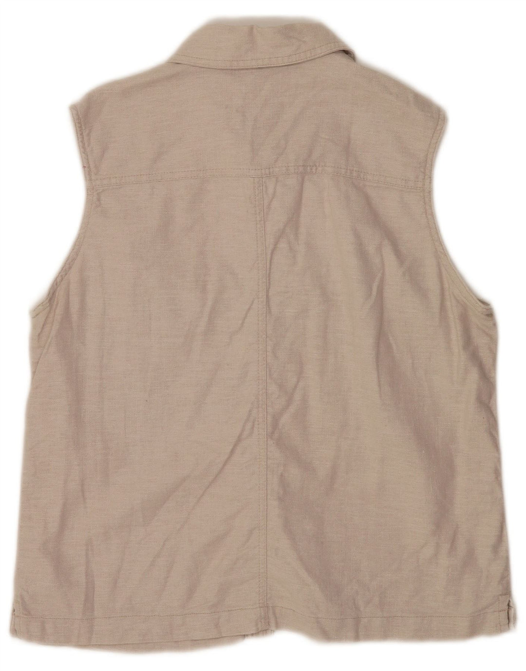 Damska bluzka bez rękawów Faded Glory UK 16, duża, szara lniana