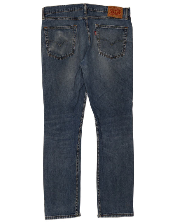 Męskie jeansy Levi's 511 Slim W36 L32 Niebieska bawełna