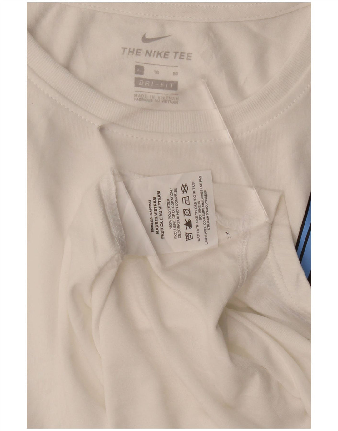 Dziewczęca kamizelka NIKE Dri Fit z grafiką 13-14 lat XL, biały poliester