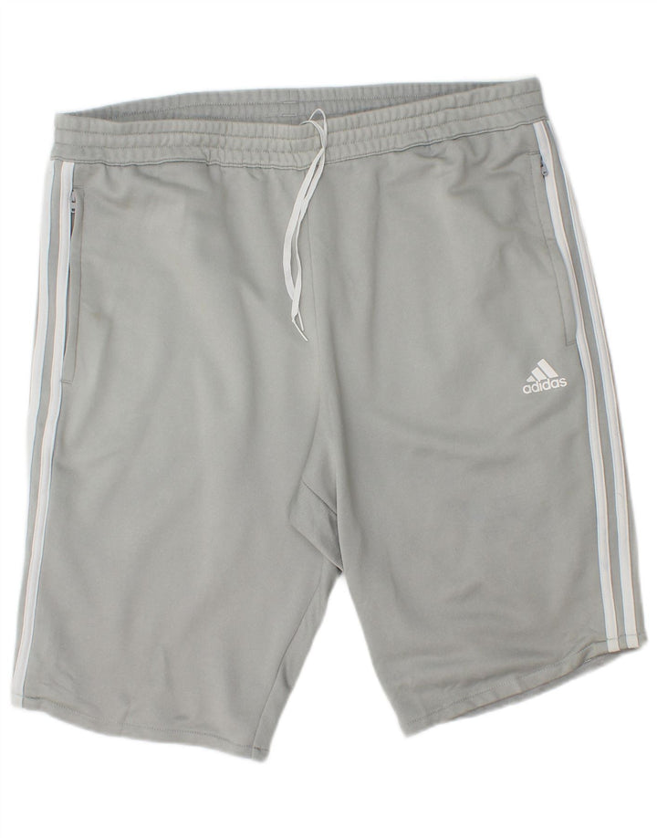Męskie spodenki sportowe Adidas Aeroready XL, szary poliester