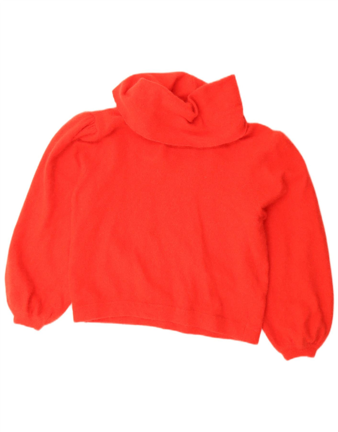 Vintage damski sweter z golfem IT 48 XL czerwony