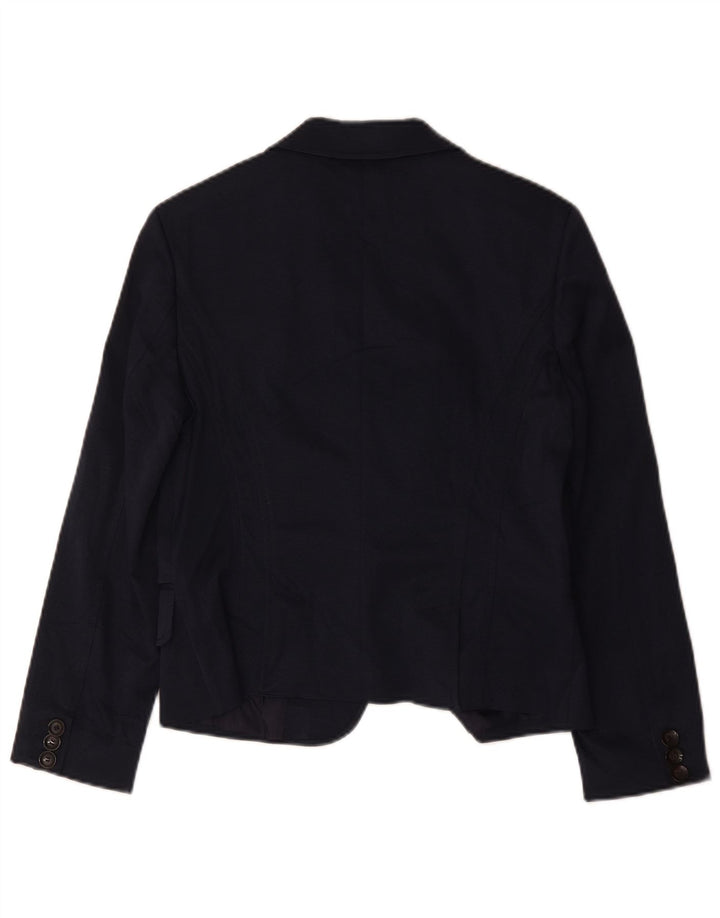 Marynarka damska Seventy zapinana na 2 guziki IT 48 XL, granatowa, bawełniana