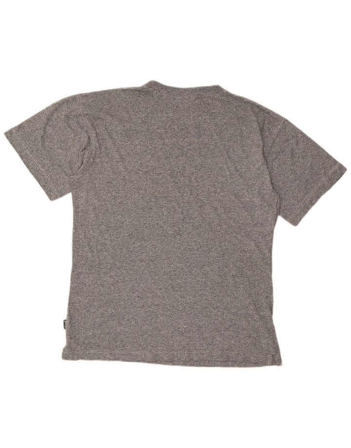 Męski T-shirt Asics, duży, szary, bawełniany
