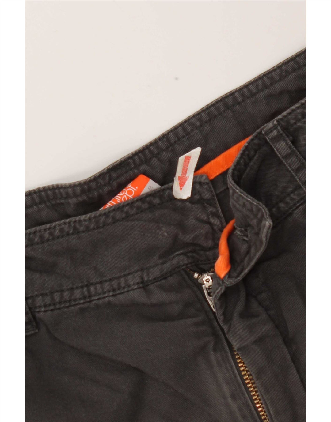 Męskie spodenki cargo Nike W34, duże, szare, bawełniane