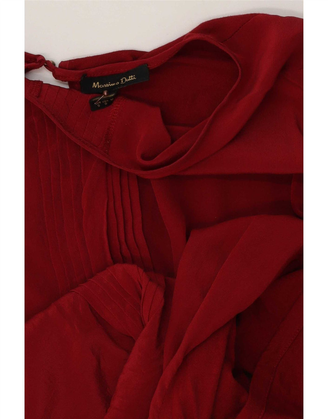 Bluzka damska Massimo Dutti o luźnym kroju Top UK 10 Small Red
