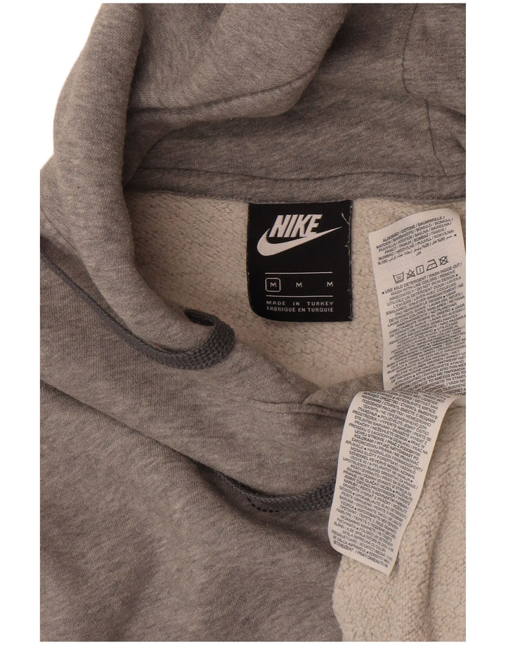 Męski sweter z kapturem Nike, średnioszary, bawełniany