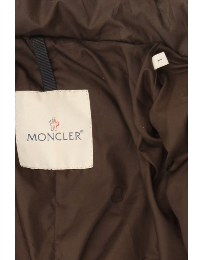 MONCLER Womens Padded Jacket Size 1 Small Brown Polyester Vintage Moncler and Second-Hand Moncler from Messina Hembry 