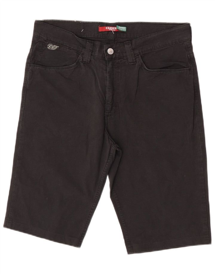 Męskie spodenki codzienne Carrera IT 48 Medium W30, czarna bawełna