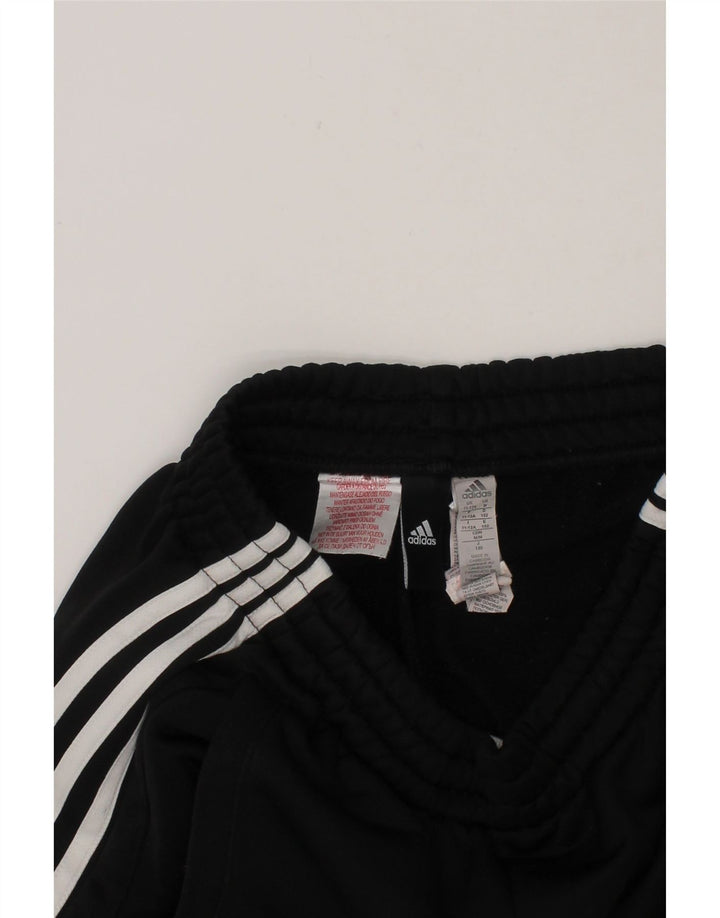 ADIDAS Boys Sport Shorts 11-12 Years  Black Polyester Vintage Adidas and Second-Hand Adidas from Messina Hembry 