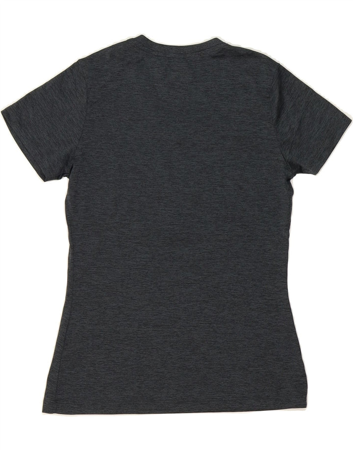 FILA Womens T-Shirt Top UK 8 Small Grey Polyester Vintage Fila and Second-Hand Fila from Messina Hembry 