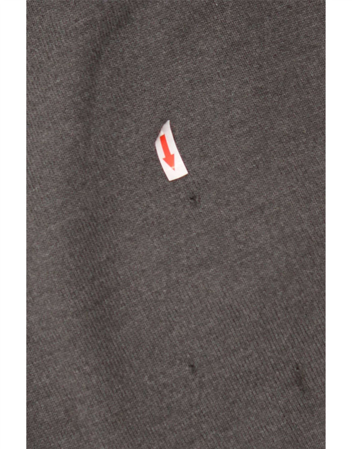Lacoste Męski sweter z okrągłym dekoltem XL, szara wełna