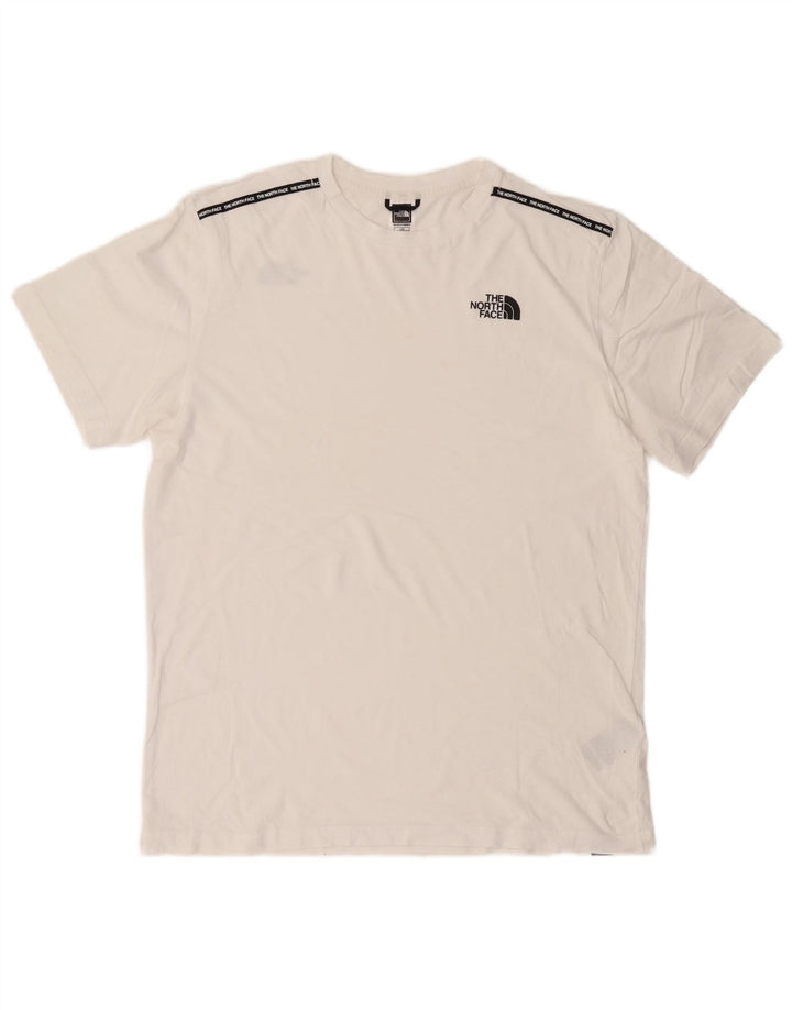 T-shirt męski The North Face, duży, biały, bawełniany