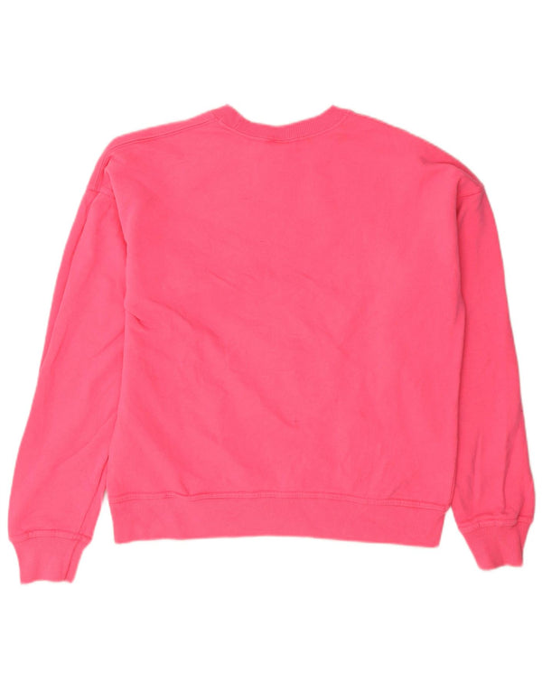 Damska bluza Champion Graphic Oversize Sweter UK 10 Small Pink Cotton
