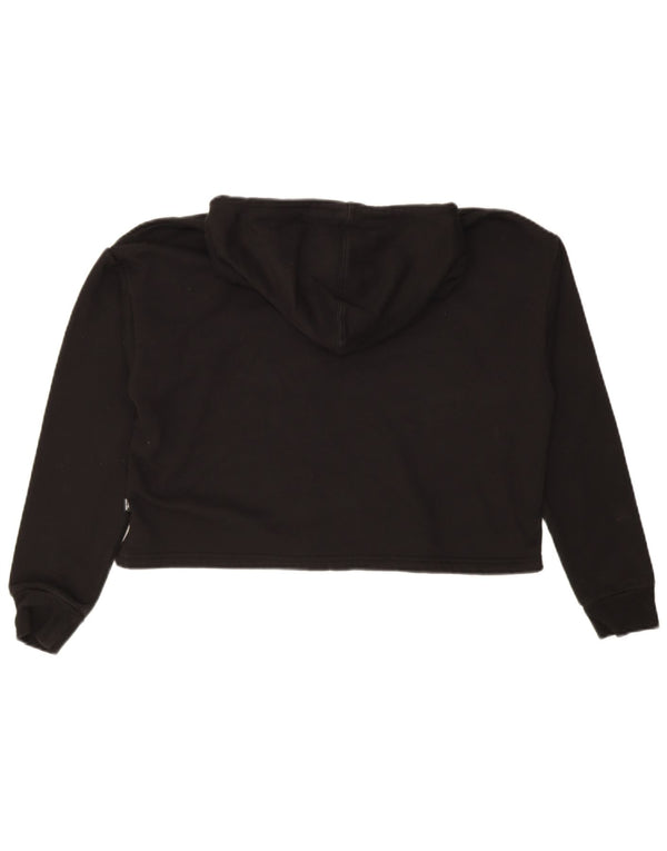 Damska bluza z kapturem Puma Crop Graphic Oversize UK 10 Small Black