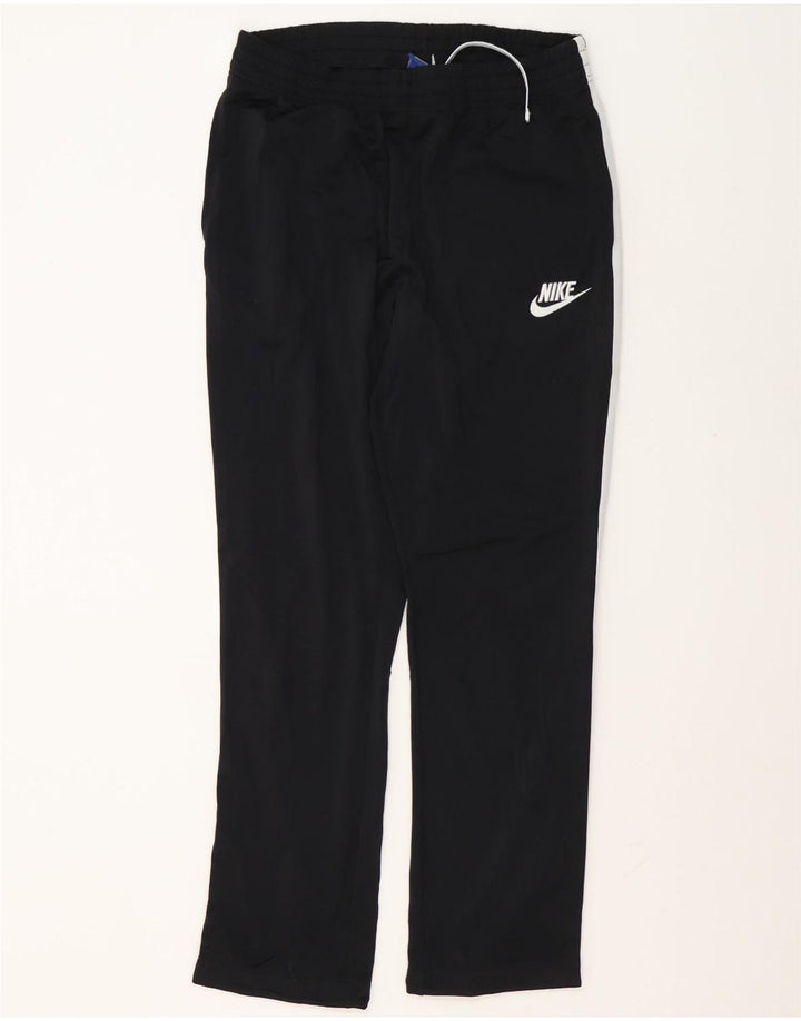 Męskie spodnie dresowe Nike, duże, czarne, poliestrowe bloki kolorów