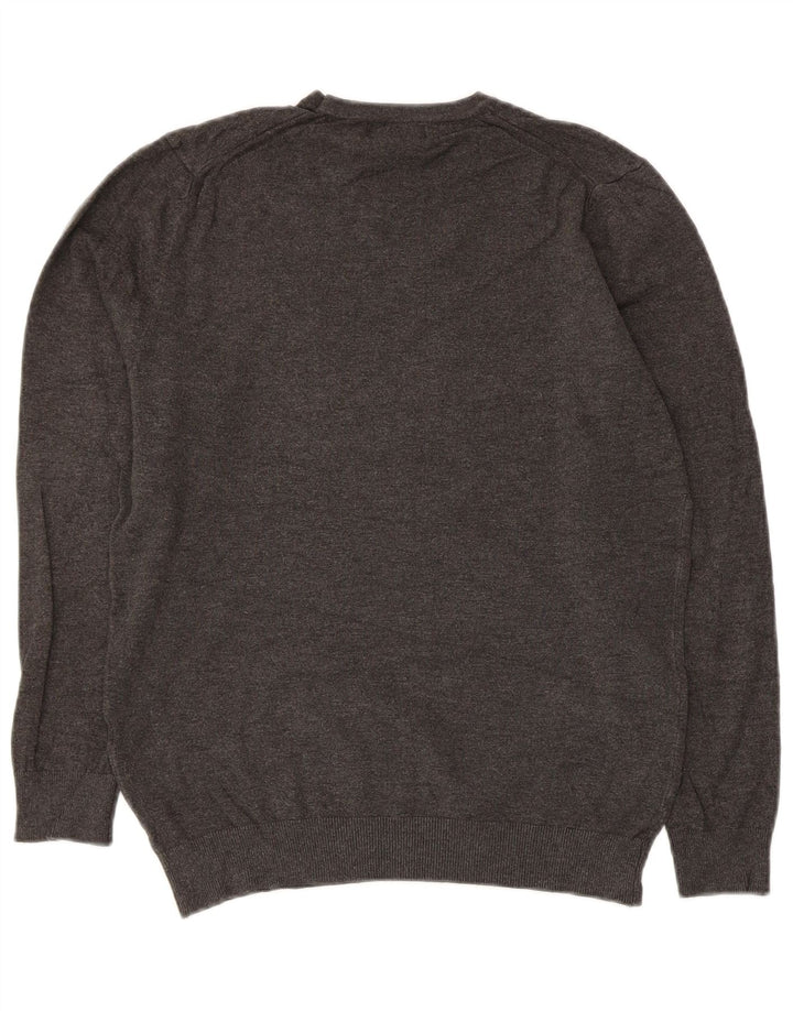 Sweter damski Zara z okrągłym dekoltem UK 10, mały, szary