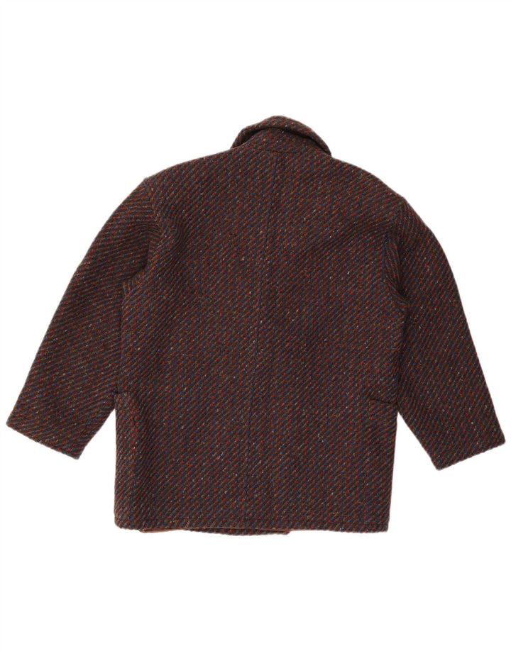 Płaszcz damski w stylu vintage IT 44 Średni wielobarwny nakrapiany