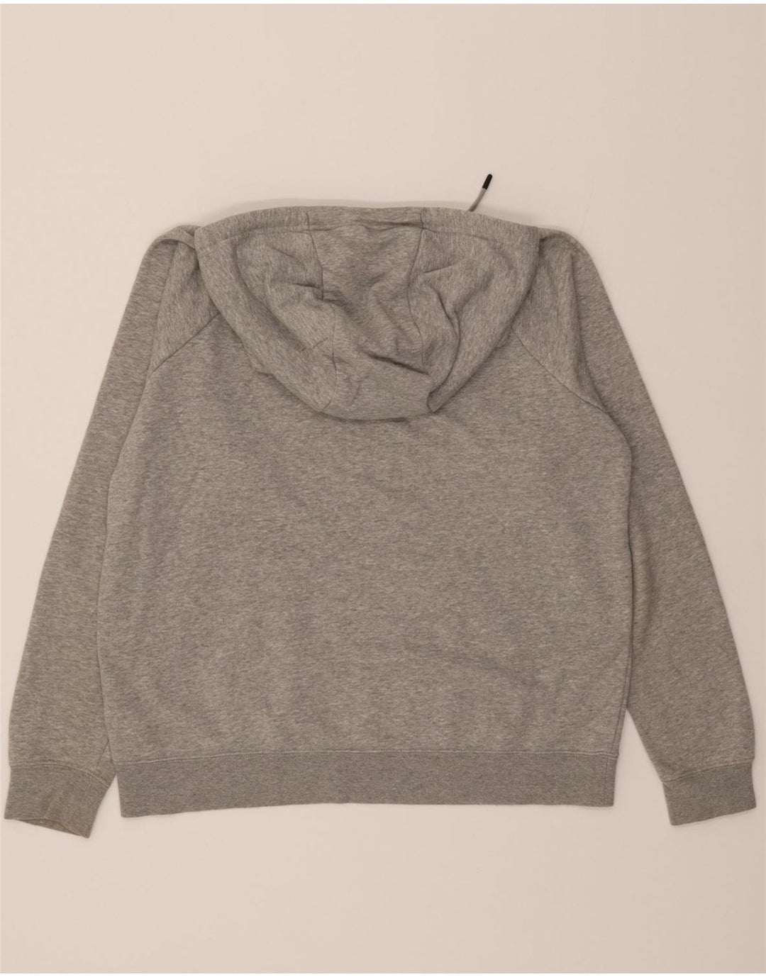 NIKE Womens Hoodie Jumper UK 14 Medium Grey Cotton Vintage Nike and Second-Hand Nike from Messina Hembry 