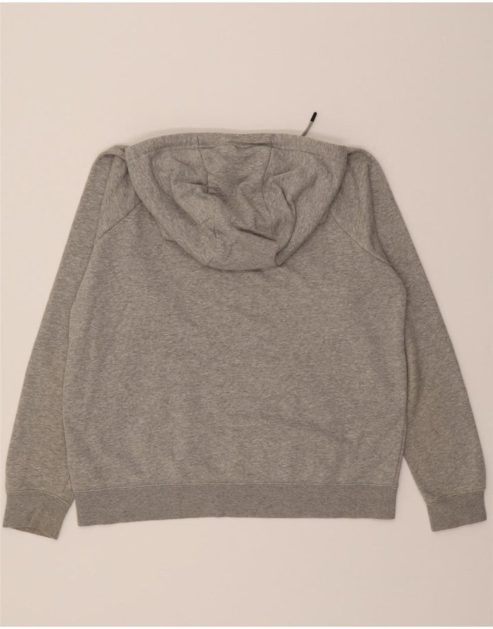 NIKE Womens Hoodie Jumper UK 14 Medium Grey Cotton Vintage Nike and Second-Hand Nike from Messina Hembry 