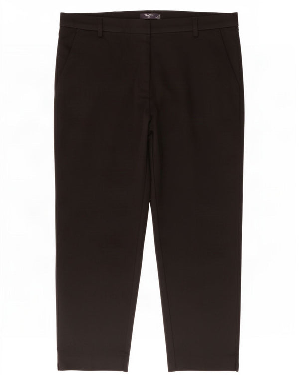 Spodnie Marks & Spencer Damskie The Mia Slim Capri UK 20 2XL W40 L23 Czarne