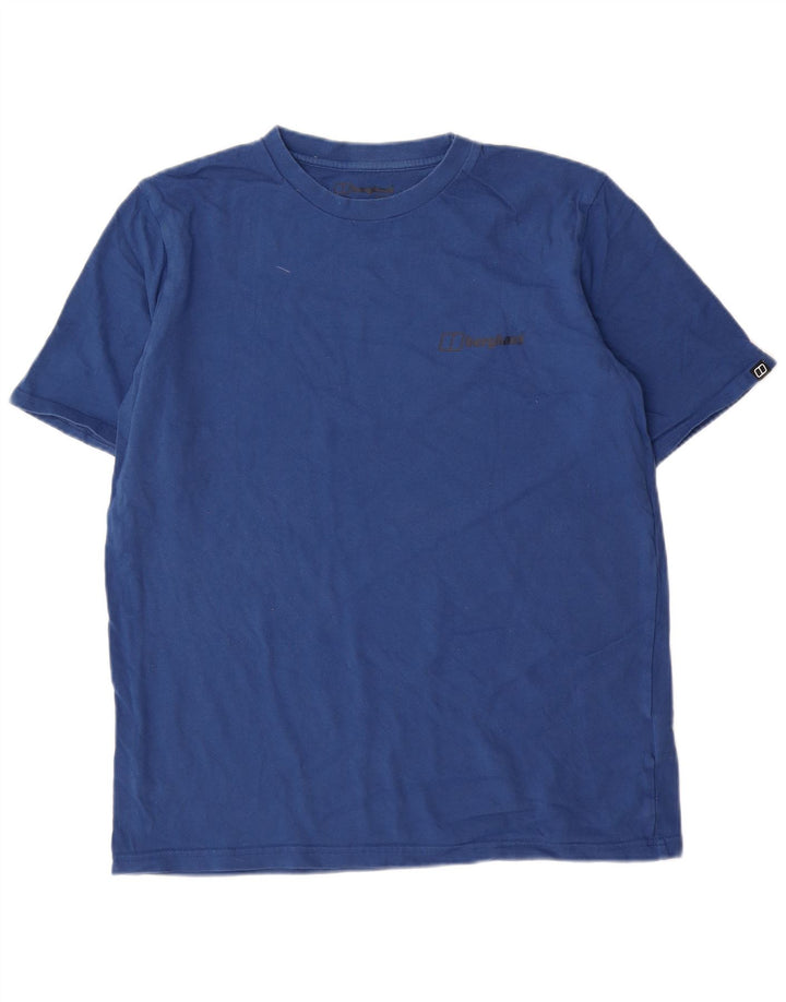 T-shirt męski Berghaus, duży, niebieski, bawełniany