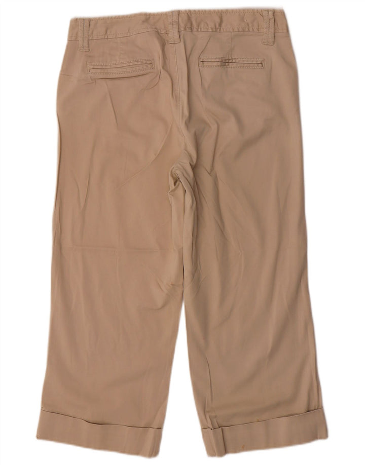 Spodnie damskie EDDIE BAUER Vashon Fit Capri US 6 Medium W32 L21 Beżowe