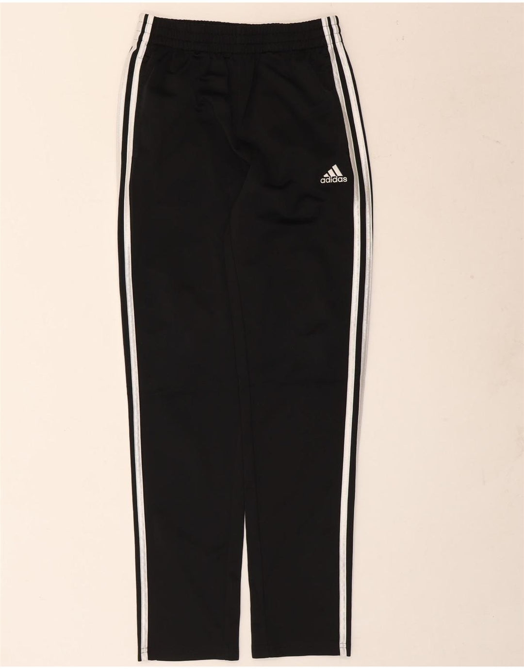 Chłopięce spodnie dresowe Adidas 14-15 lat, duże, czarne, poliestrowe