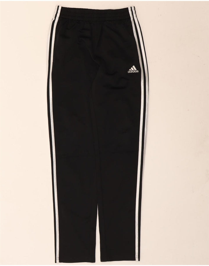 Chłopięce spodnie dresowe Adidas 14-15 lat, duże, czarne, poliestrowe