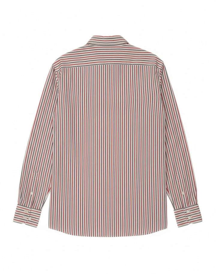 TOMMY HILFIGER Mens Shirt Medium Multicoloured Striped Cotton Vintage Tommy Hilfiger and Second-Hand Tommy Hilfiger from Messina Hembry 