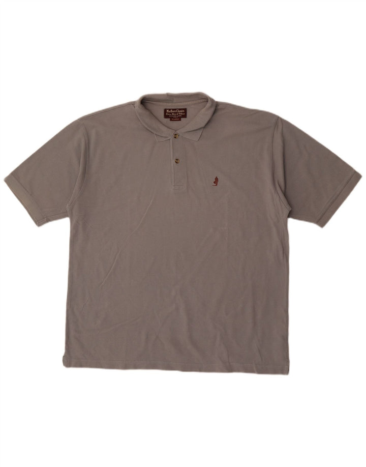 Męska koszulka polo Marlboro Classics XL, szara, bawełniana