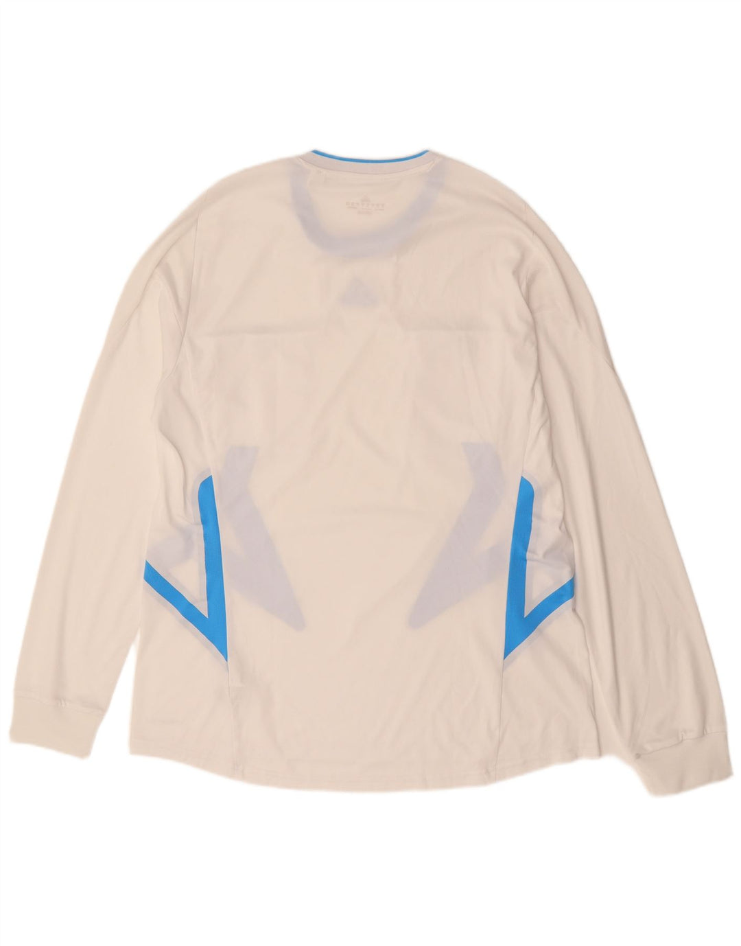 Męska koszulka ADIDAS Climacool z długim rękawem XL, biały, kolorowy poliester