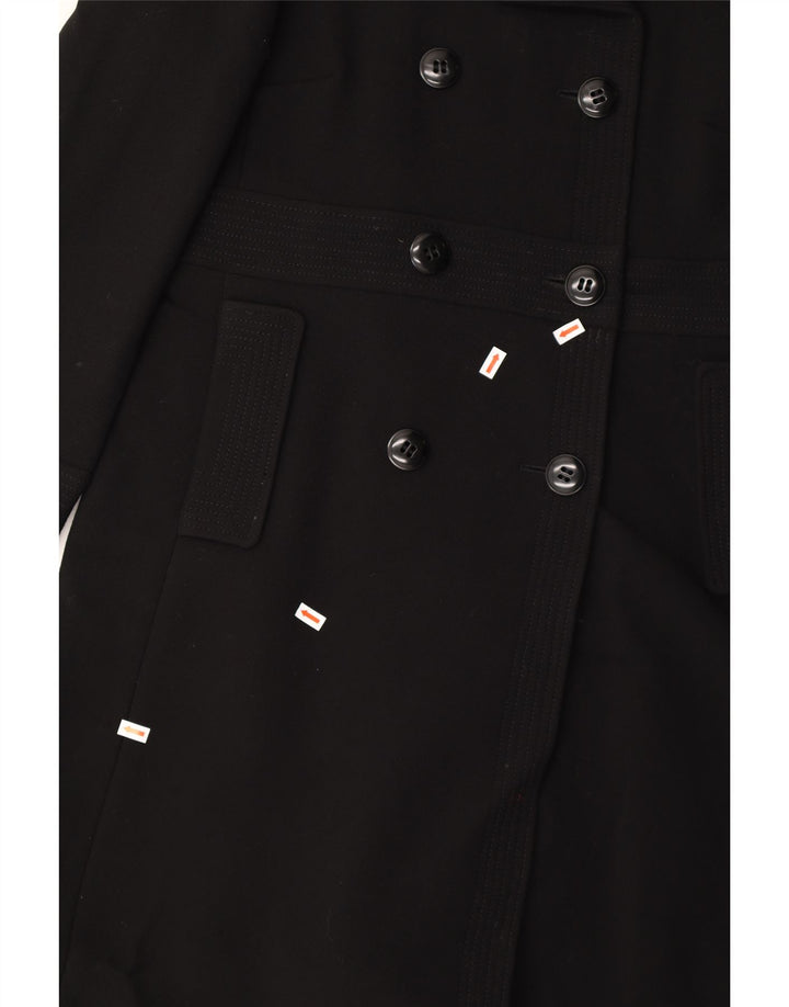 J. CREW Womens Overcoat US 10 Large Black Wool Vintage J. Crew and Second-Hand J. Crew from Messina Hembry 