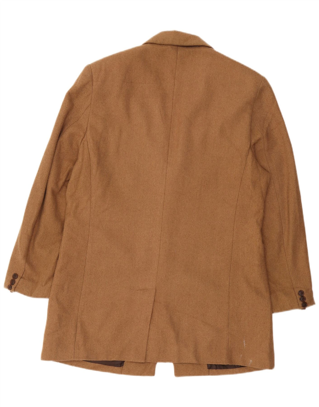 Marks & Spencer Męska marynarka zapinana na 2 guziki, UK 38, średni brązowy poliester