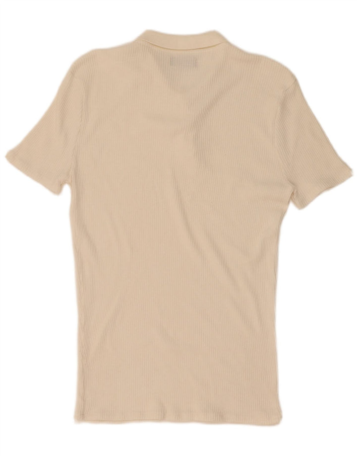 Męska koszulka polo XL Zara w kolorze białym