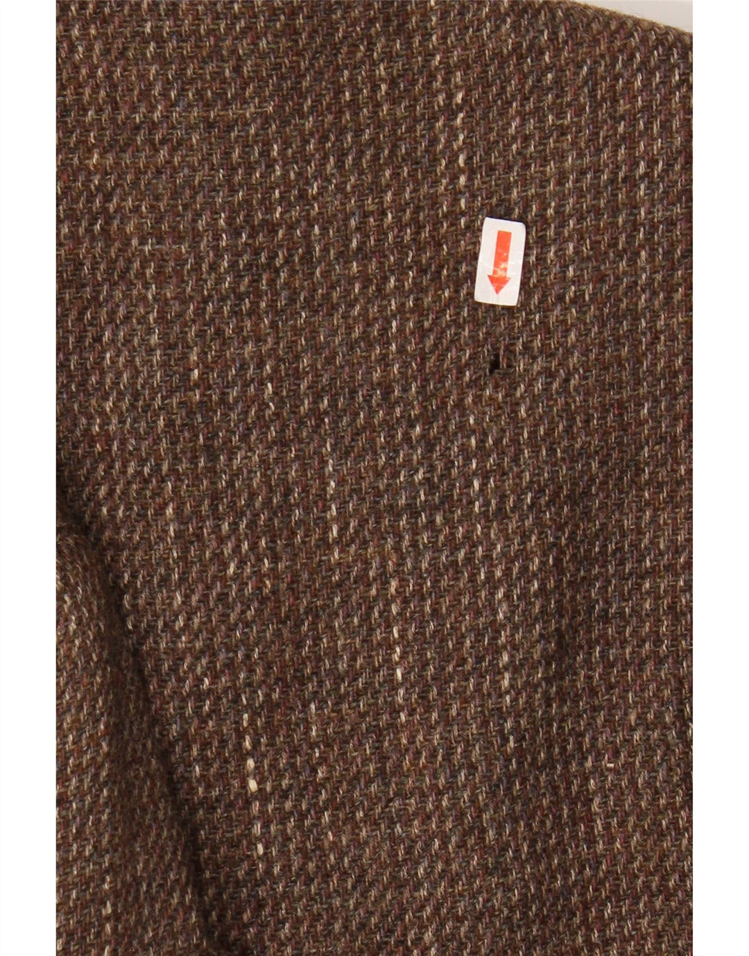 BROOKS BROTHERS Męska marynarka zapinana na 2 guziki i rękaw 3/4, UK 38, średni brąz