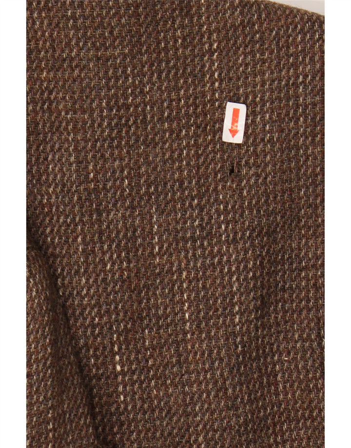 BROOKS BROTHERS Męska marynarka zapinana na 2 guziki i rękaw 3/4, UK 38, średni brąz