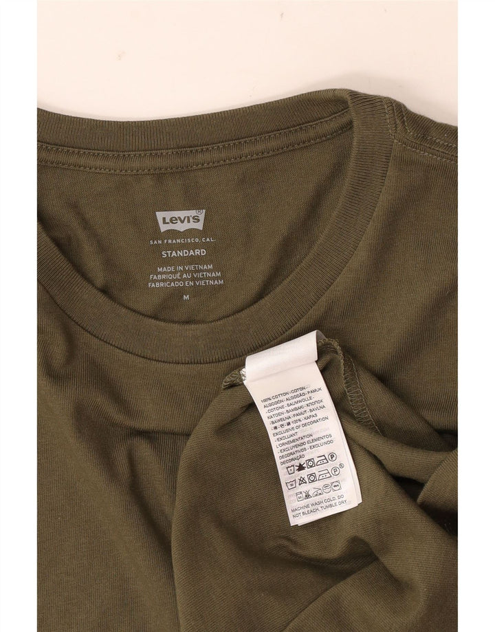 Męska standardowa koszulka Levi's Top, średnia bawełna khaki