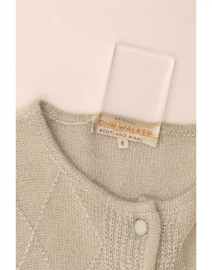 Sweter damski John Walker UK 18 XL Szary Argyle/Diamentowa wełna