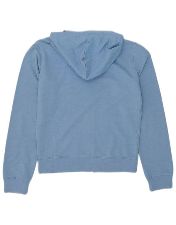 Damski sweter z kapturem i zamkiem Reebok UK 10, mały, niebieski poliester