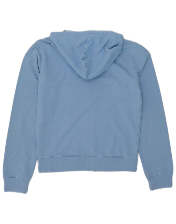 Damski sweter z kapturem i zamkiem Reebok UK 10, mały, niebieski poliester