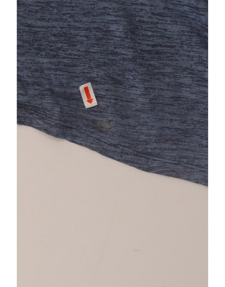 Męski T-shirt NIKE Dri Fit, top XL, niebieski, nakrapiany poliester